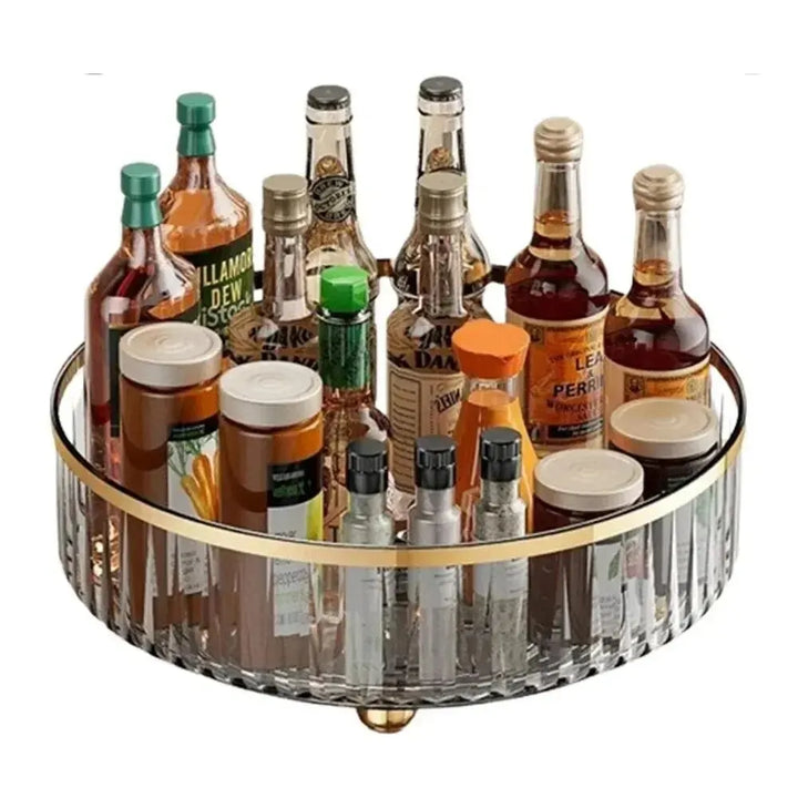 Rotating Tray Spice Rack Pantry