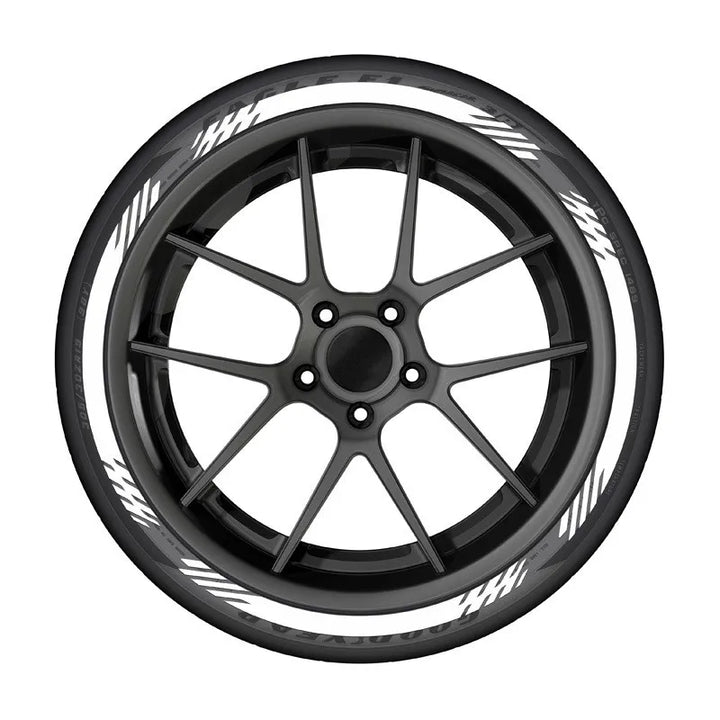 3D Car Tires & Rim Stickers