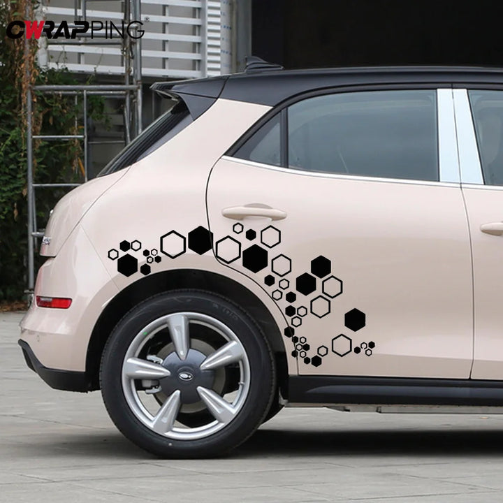 Car Honeycomb Vinyl Decals